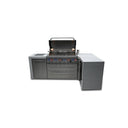 Mont Alpi - Outdoor kitchen. Deluxe 6 burner island with 90 degree corner.