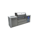 Mont Alpi - Outdoor kitchen. Deluxe 6 burner island with a fridge.