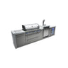 Mont Alpi - Outdoor kitchen. Deluxe 6 burner island with kegerator and fridge.
