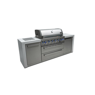 Mont Alpi - Outdoor kitchen. Deluxe 6 burner island.