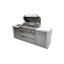 Mont Alpi - Outdoor kitchen. Deluxe 6 burner island.