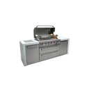 Mont Alpi - Outdoor kitchen. Deluxe 6 burner island.