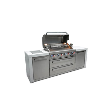 Mont Alpi - Outdoor kitchen. Deluxe 6 burner island.