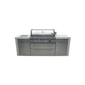 Mont Alpi - Outdoor kitchen. Deluxe 6 burner island.