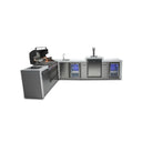 Mont Alpi - Outdoor kitchen. Deluxe island 90 degree with kegerator, beverage center and fridge.