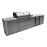 Mont Alpi - Outdoor kitchen. Deluxe island with beverage center.