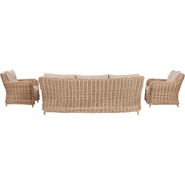 Pacific Lifestyle - Barakaldo Natural Antique Outdoor Seating Set