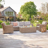 Pacific Lifestyle - Barakaldo Natural Antique Outdoor Seating Set