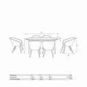 Pacific Lifestyle - Cabon Outdoor 6 Seater Dining Set