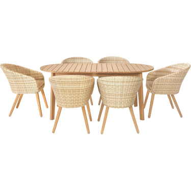 Pacific Lifestyle - Cabon Outdoor 6 Seater Dining Set