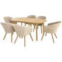 Pacific Lifestyle - Cabon Outdoor 6 Seater Dining Set
