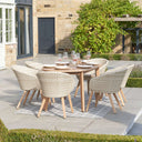 Pacific Lifestyle - Cabon Outdoor 6 Seater Dining Set
