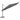Pacific Lifestyle - Challenger Telescopic T1 3.5m Square Premium Manhattan Grey Parasol