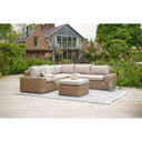 Pacific Lifestyle - Como Natural Antique Outdoor Corner Seating Set