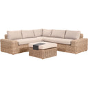 Pacific Lifestyle - Como Natural Antique Outdoor Corner Seating Set