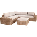 Pacific Lifestyle - Como Natural Antique Outdoor Corner Seating Set