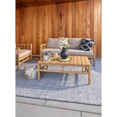 Pacific Lifestyle - Costa Rica Natural Bamboo Finish Outdoor Seating Set
