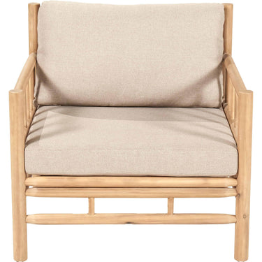 Pacific Lifestyle - Costa Rica Natural Bamboo Finish Outdoor Seating Set