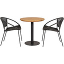 Pacific Lifestyle - Dakota Black Outdoor Bistro Set