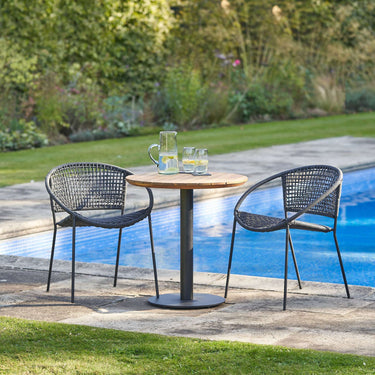 Pacific Lifestyle - Dakota Black Outdoor Bistro Set