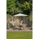 Pacific Lifestyle - Dakota Natural Wheat Outdoor 4 Seater Dining Set