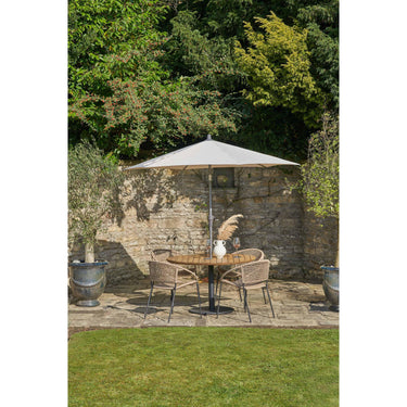 Pacific Lifestyle - Dakota Natural Wheat Outdoor 4 Seater Dining Set