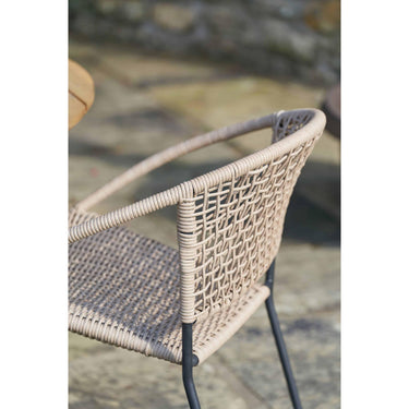 Pacific Lifestyle - Dakota Natural Wheat Outdoor 4 Seater Dining Set
