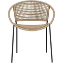 Pacific Lifestyle - Dakota Natural Wheat Outdoor 4 Seater Dining Set