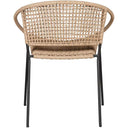 Pacific Lifestyle - Dakota Natural Wheat Outdoor Bistro Set