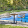 Pacific Lifestyle - Dakota Natural Wheat Outdoor Bistro Set