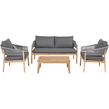 Pacific Lifestyle - Denver Grey Outdoor Seating Set