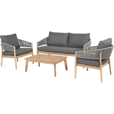 Pacific Lifestyle - Denver Grey Outdoor Seating Set