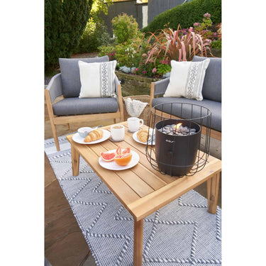 Pacific Lifestyle - Denver Grey Outdoor Seating Set
