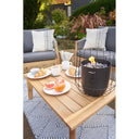 Pacific Lifestyle - Denver Grey Outdoor Seating Set