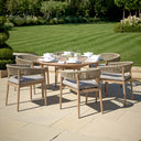 Pacific Lifestyle - Denver Sage Green 6 Seater Dining Set