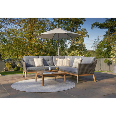 Pacific Lifestyle - Larissa Kubu Grey Outdoor Corner Seating Set