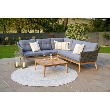 Pacific Lifestyle - Larissa Kubu Grey Outdoor Corner Seating Set