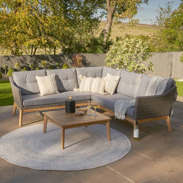 Pacific Lifestyle - Larissa Kubu Grey Outdoor Corner Seating Set