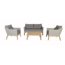 Pacific Lifestyle - Larissa Light Kubu Grey Outdoor Seating Set