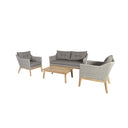Pacific Lifestyle - Larissa Light Kubu Grey Outdoor Seating Set