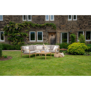Pacific Lifestyle - Malta Corner Set K/D. Wooden outdoor sofa. Outdoor living