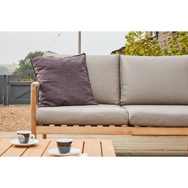 Pacific Lifestyle - Malta Corner Set K/D. Wooden outdoor sofa. Outdoor living