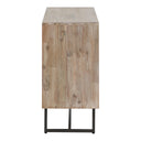 Pacific Lifestyle - Marca Sand Wash Acacia Wood and Black Metal 3 Drawer Unit