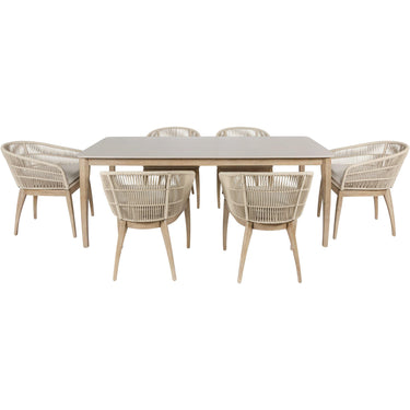 Pacific Lifestyle - Moeven Outdoor 6 Seater Dining Set