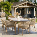 Pacific Lifestyle - Moeven Outdoor 6 Seater Dining Set