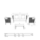 Pacific Lifestyle - Moeven Outdoor Seating Set