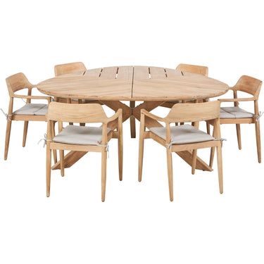 Pacific Lifestyle - Reuleaux / Salita Outdoor 6 Seater Dining Set