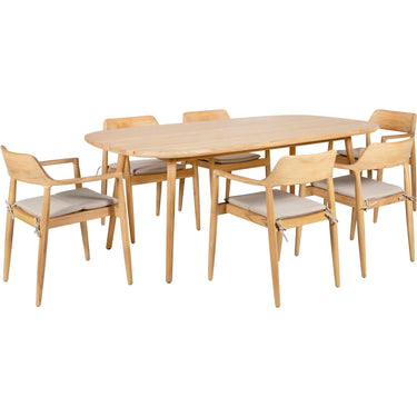 Pacific Lifestyle - Salita Outdoor 6 Seater Dining Set