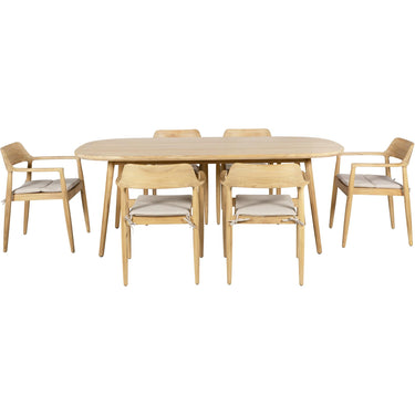 Pacific Lifestyle - Salita Outdoor 6 Seater Dining Set