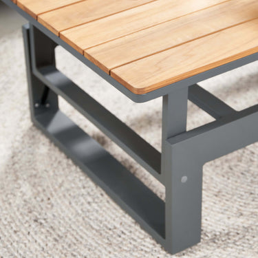 Pacific Lifestyle - Stockholm Anthracite Outdoor Corner Seating Set